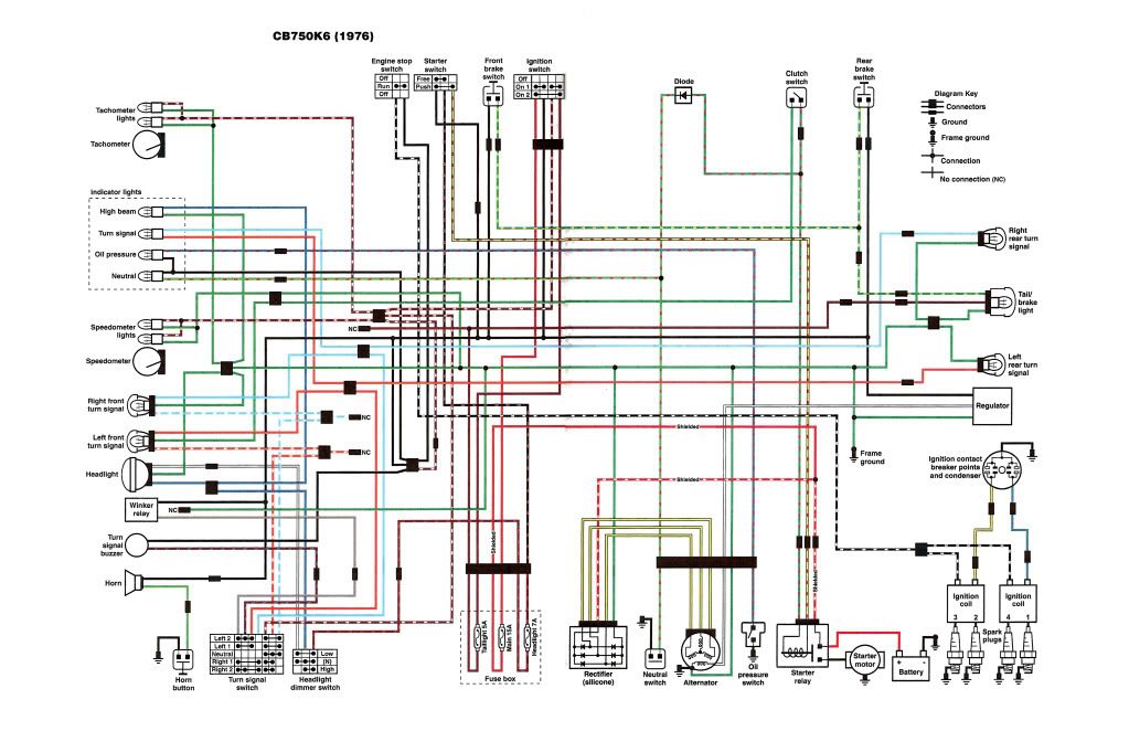 Honda cb750 wiring #6