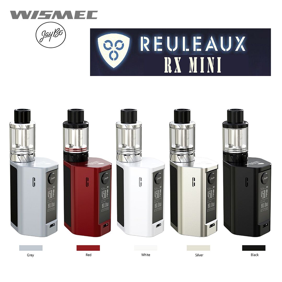 authentic wismec reuleaux rx mini 80w tc mod box kit 2100mah black grey white ebay authentic wismec reuleaux rx mini 80w tc mod box kit 2100mah black grey white ebay