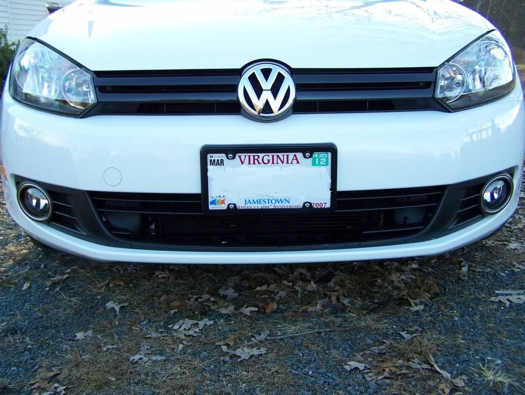 vw golf lower grill replacement