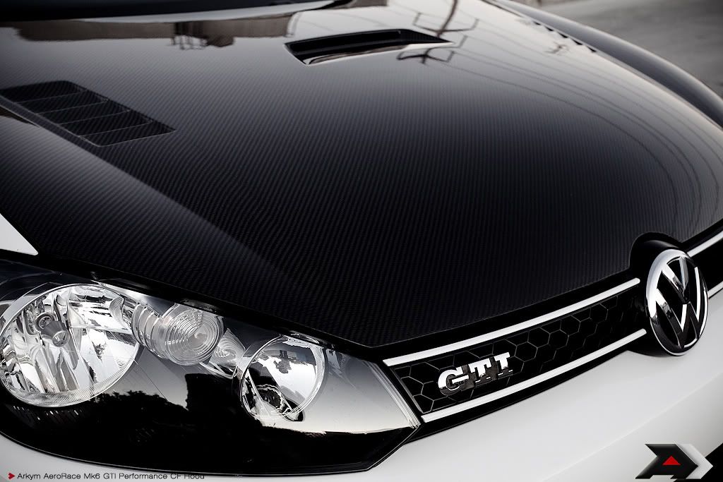 FOR VW GOLF 6 GTI Volkswagen GOLF 6 GTI Modified Carbon fiber Revozport  Rear Lip