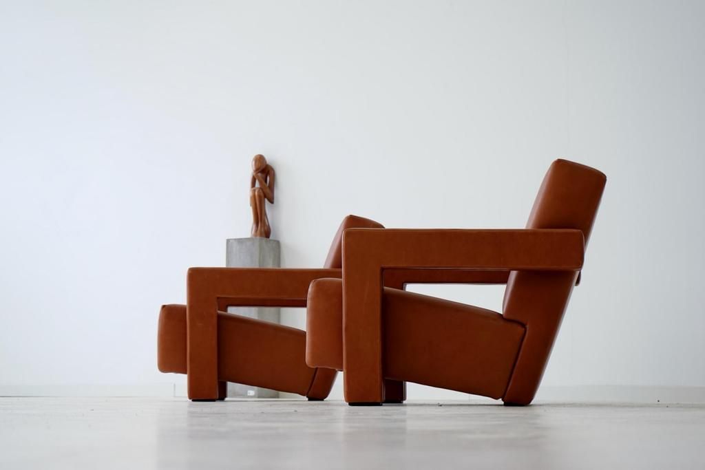  photo 2x Cassina Sessel chair Lounge Leder Utrecht von Cassina Rietveld 1_zpst8hd0the.jpg