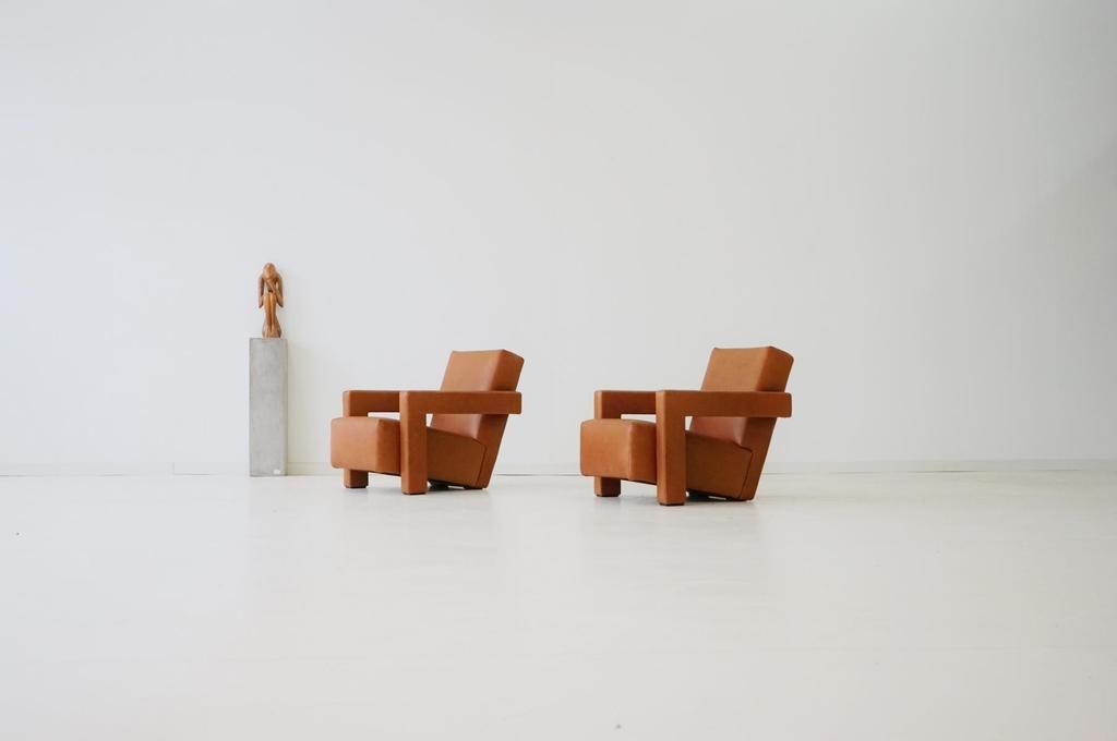  photo 2x Cassina Sessel chair Lounge Leder Utrecht von Cassina Rietveld 5_zpsigo8vz73.jpg