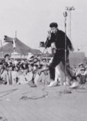 ANIMATED 300 ELVIS DANCING OUTDOOR STAGE 1950'S photo 300 ELVIS PRESLEY DANCING ON OUTSIDE STAGE 1950S NEW NEW_zps7swghgt4.gif