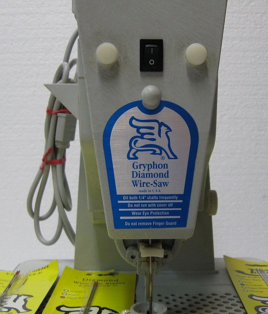 Gryphon Diamond Wire Saw Omni1 Plus 6 new blades eBay