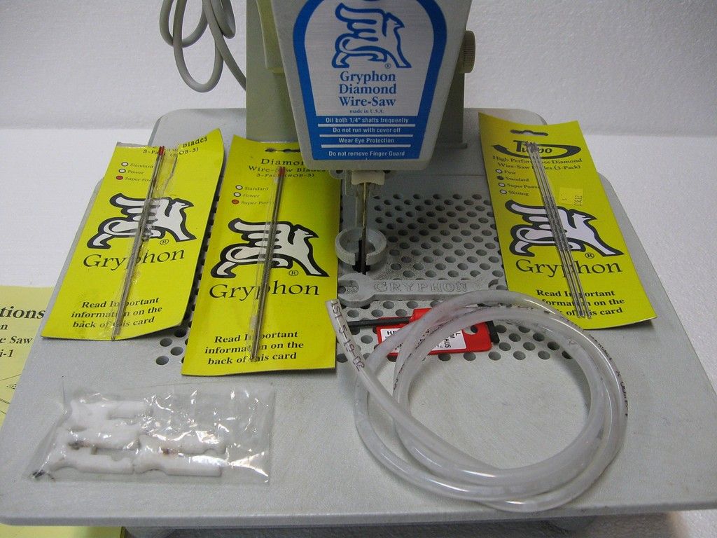 Gryphon Diamond Wire Saw Omni1 Plus 6 new blades eBay