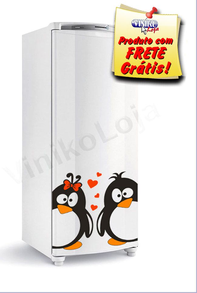 Adesivo Decorativo De Geladeira Casal Pinguim Love Veja!!! (Papéis e Adesivos de Parede) a BRL Adesivo De Olhos Para Biscuit ~ Adesivo Decorativo De Geladeira Casal Pinguim Love Veja!!! (Papéis e Adesivos de Parede) a BRL