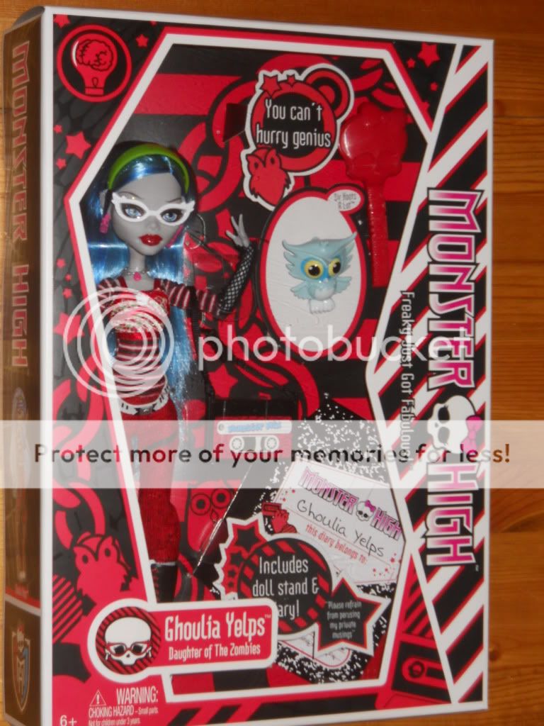 NIB Mattel MONSTER HIGH Zombie Doll GHOULIA YELPS HTF  