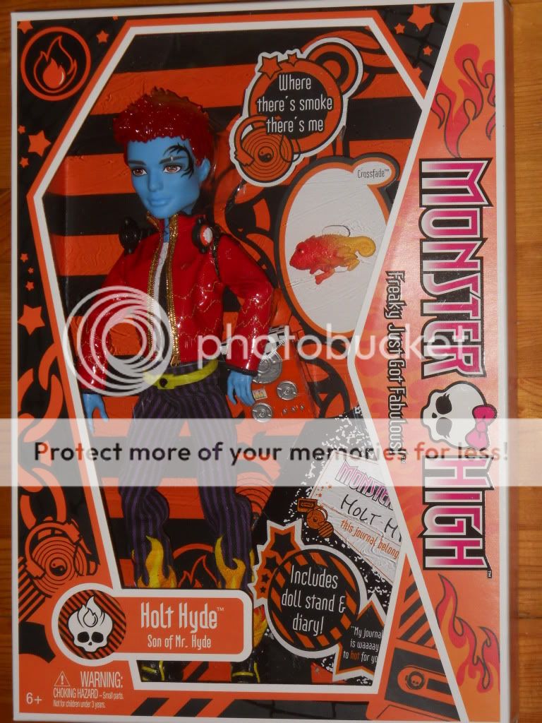 Mattel Monster High Goth Boy Doll Holt Hyde