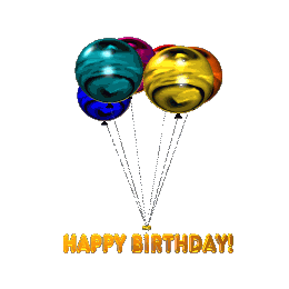 ANIMATED 260 TWIRLING BALLOONS HAPPY BIRTHDAY photo SMALL SPINNING BALOONS ON GOLD HAPPY BIRTHDAT LETTERING NEW NEW_zps98sa5x7s.gif