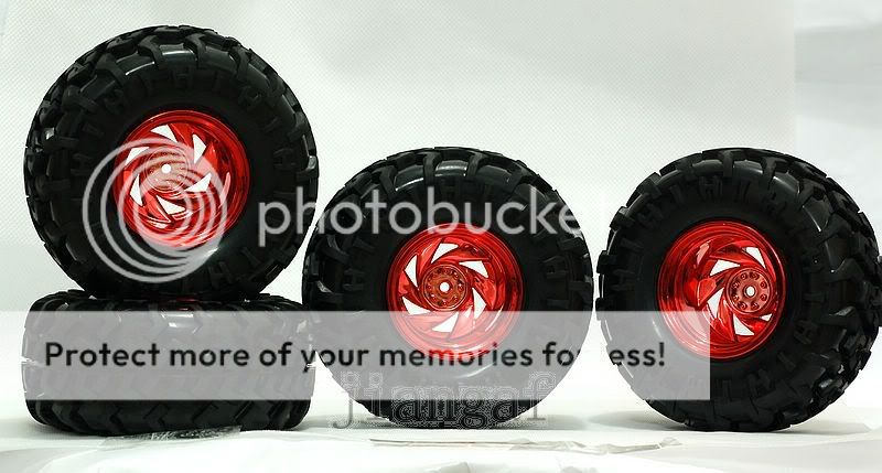 4X RC 1 10 Monster Bigfoot Car Truck Wheel Tyre Tire W5T6Y